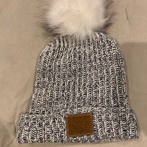 Love Your Melon Gray Knit Winter Hat